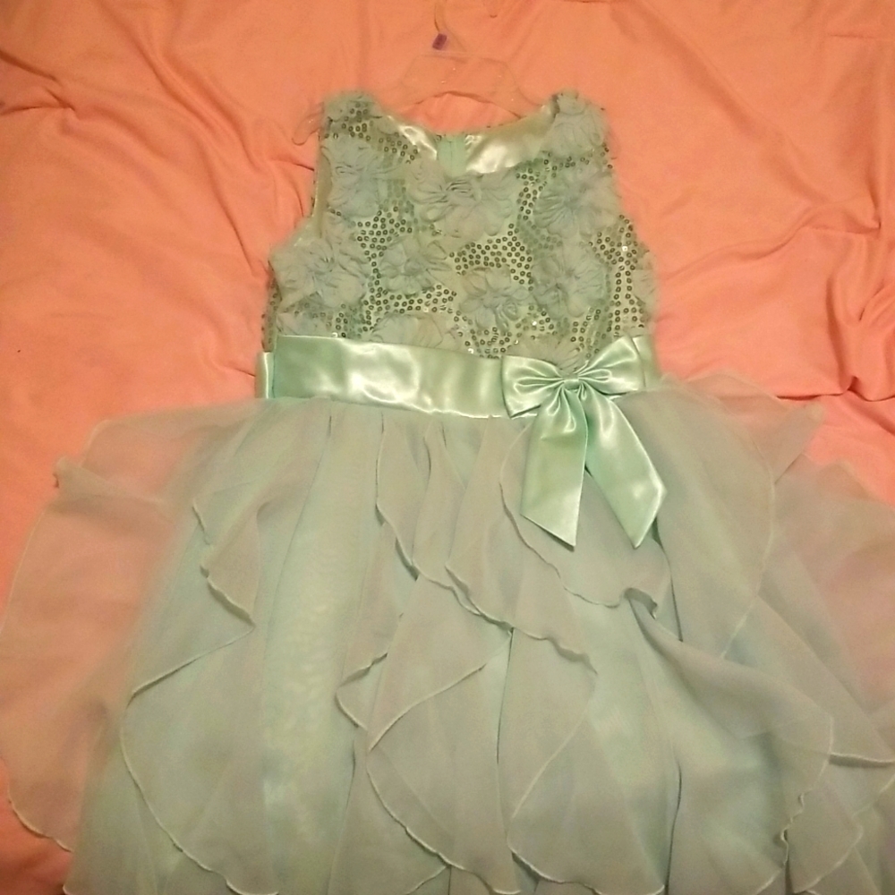 Blue flower dress